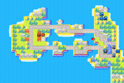 Choke islands